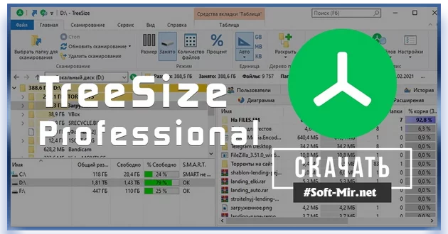 TreeSize Professional 8.6.1.1764 (x64) Portable by FC Portables