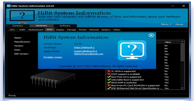 HiBit System Information 2.1.10 + Portable