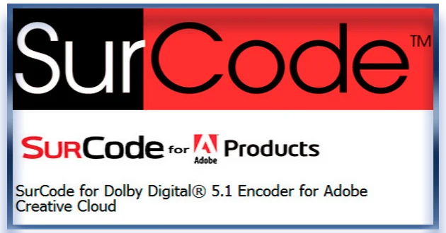 SurCode for Dolby Digital Plus 5.1 Encoder 1.0.1.63 Repack by Team V.R.