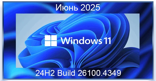 Windows 11 Pro 24H2 Build 26100.4349 Full Июнь 2025