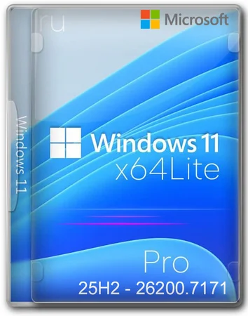 Windows 11 Pro 25H2 Build 26200.7171 Lite