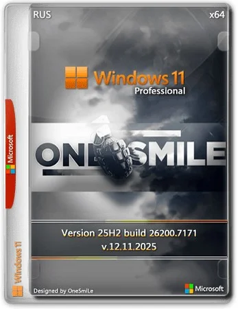 Windows 11 Pro by OneSmiLe 25H2 build 26200.7171