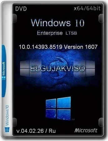 Windows 10 LTSB Build 14393.8519 Elgujakviso Edition (v.04.02.26)